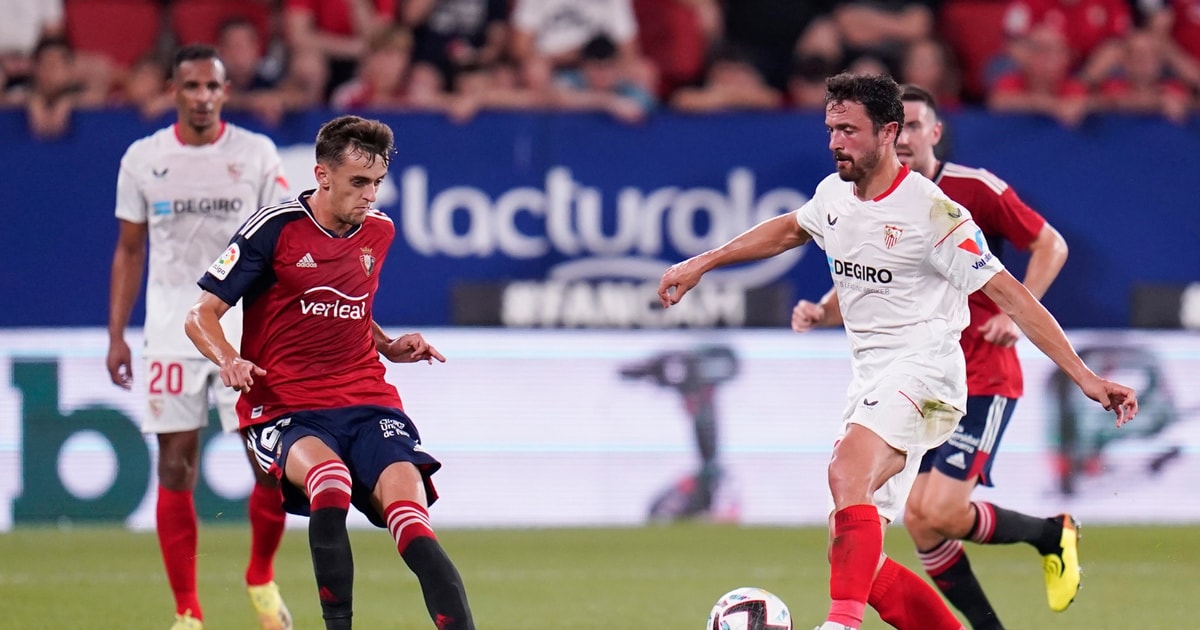 Phong độ hiện tại của Osasuna và Sevilla